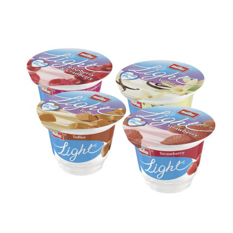Muller Light yoghurts - best yoghurt to eat for weight loss - low calorie yoghurt